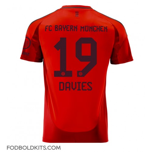 Bayern Munich Alphonso Davies #19 Hjemmebanetrøje 2024-25 Kortærmet